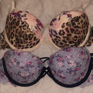 Pink date bras